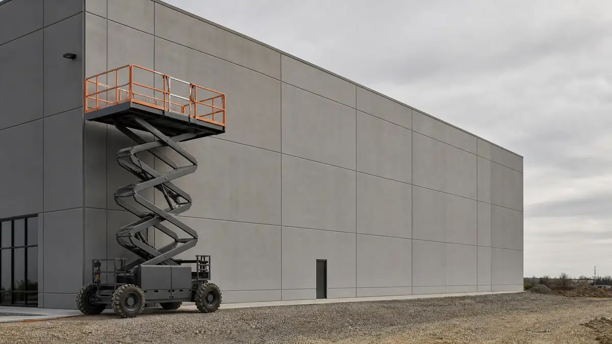 Boom Lifts jobsite access in Huntsville